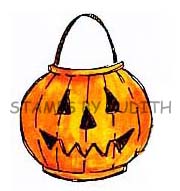H-225-HK Med. Trick-or-Treat Pumpkin